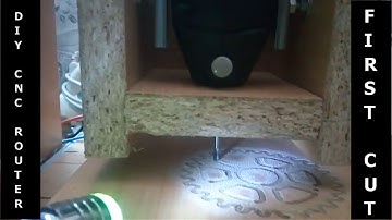 3018 CNC BUILD PART 9 - FIRST CUT