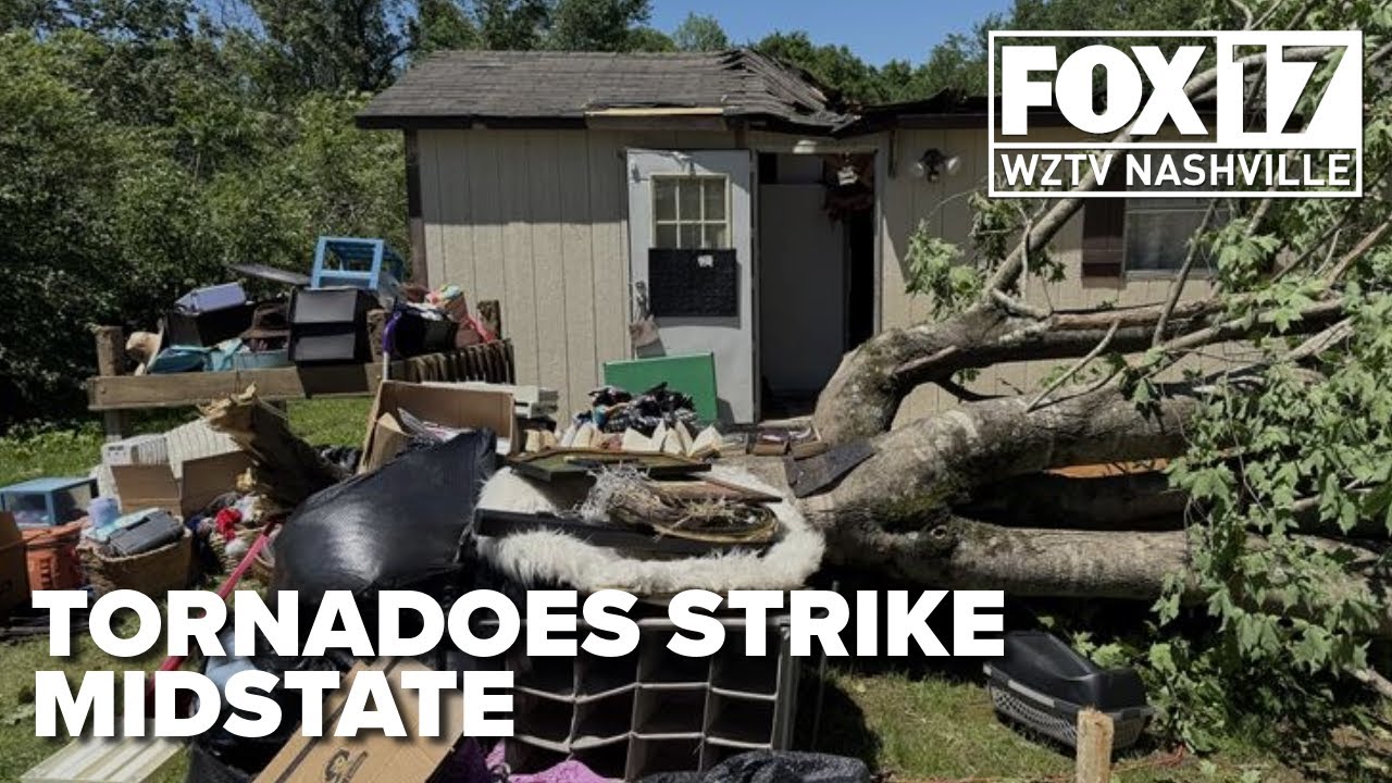 EF-1 tornado leaves trail of destruction in Cumberland County - YouTube