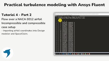 Turbulence modeling with Ansys Fluent | Flow over a NACA 0012 airfoil - Part 2