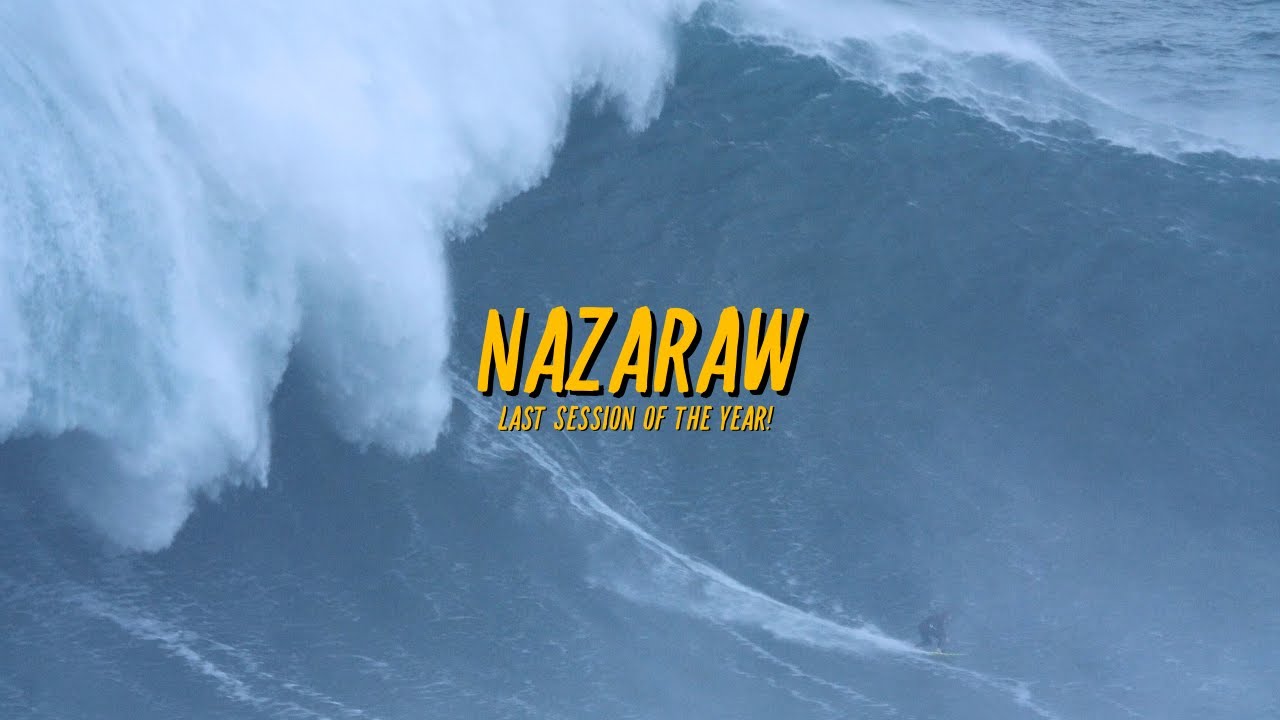Nazaré Raw Footage - Big Wave Madness - Last Session of the Year!