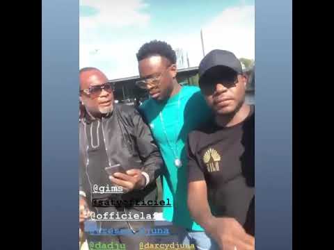 DJUNA FAMILY PAPA DJUNA AVEC SES ENFANTS PARIS 