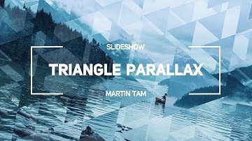 TRIANGLE PARALLAX SLIDESHOW - Cinematic After Effects Project | HD