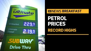 NRMA says petrol prices have hit record highs | ABC News