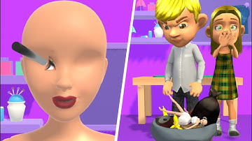 Doll Makeover 👸👗💄 All Levels Gameplay Android,ios DMN6