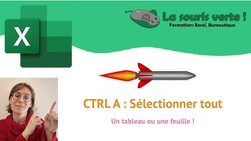 CTRL A Excel : sélectionner un tableau entier ou une feuille entière