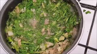 HOMEMADE LETTUCE SOUP   FRUGAL QUICK EASY RECIPE