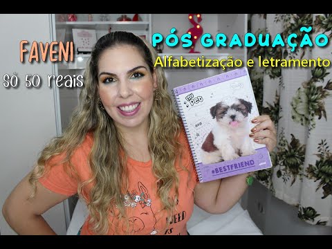Minha pós graduação EAD de 50 reais da Faveni - Alfabetização e Letramento - Por Daniela Castro