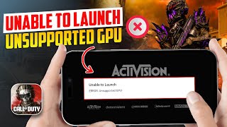 Fix Unsupported Device Error: How to Solve Call of Duty Warzone Issue on iPhone