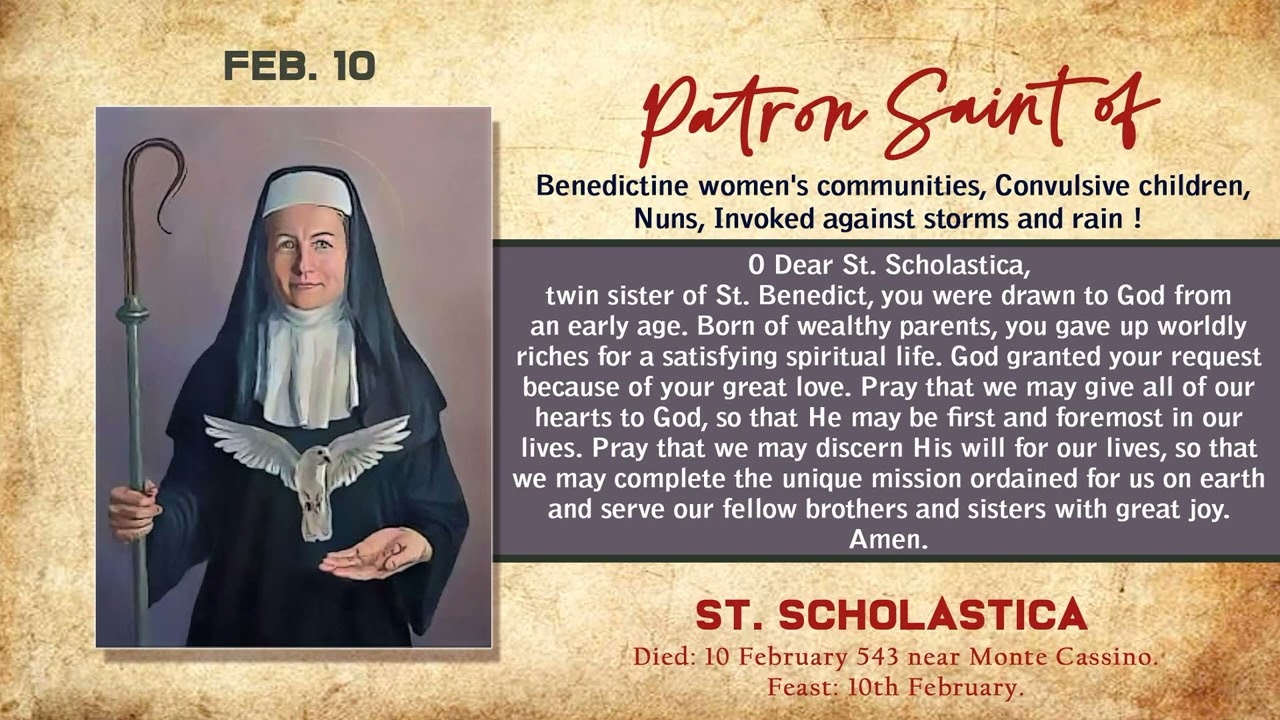 Saint Scholastica our Patron Saint