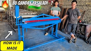 Bu QANDAY YASALGAN TUNIKAFON STANOK 🇺🇿 video olish uchun 1 kun vaqt ketdi...