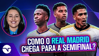 O INVICTO REAL MADRID QUE VAI ENFRENTAR O BAYERN NAS SEMIS DA CHAMPIONS! TATI MANTOVANI ANALISA