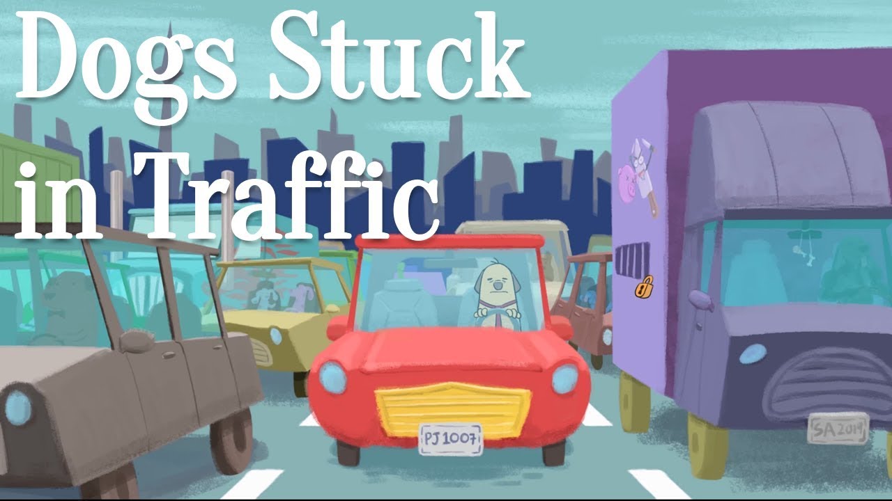 Dogs Stuck in Traffic YouTube