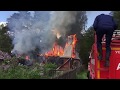 Тушение пожара СНТ "Изумруд" Новосибирск (Новосибирская область)