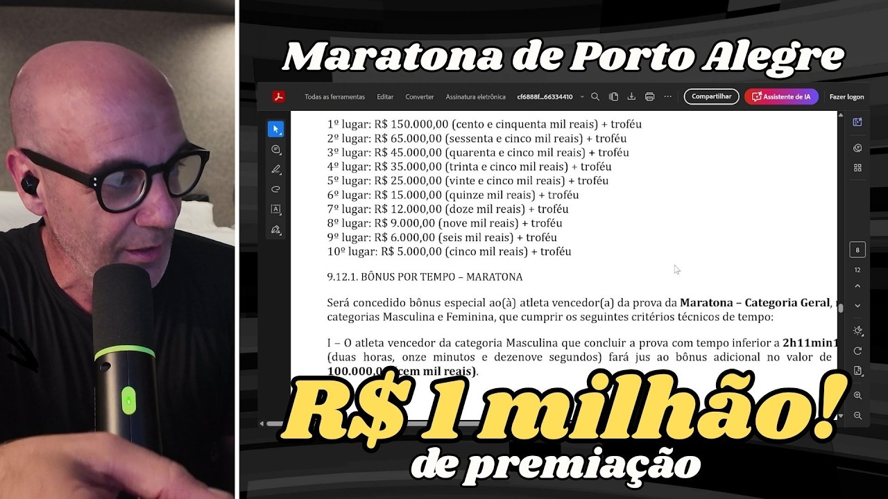 R$ 1 MILHÃO de premiação na MARATONA de PORTO ALEGRE