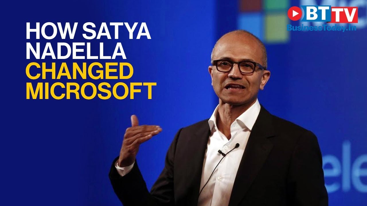 How Microsoft has evolved under its CEO Satya Nadella - YouTube