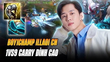 BOY1CHAMP ILLAOI TRUNG QUỐC BÁN HÀNH CAO THỦ VOLIBEAR HÀN QUỐC CÙNG MÀN 1vs9 CARRY ĐỈNH CAO