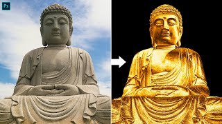 Gold Effect Photoshop | Turn Anything into GOLD in Photoshop | Golden Effect in Photoshop | Gold