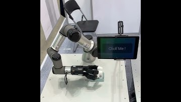 Precise Robotic Hand Control : Receiving a Business🤖 #robot #shorts