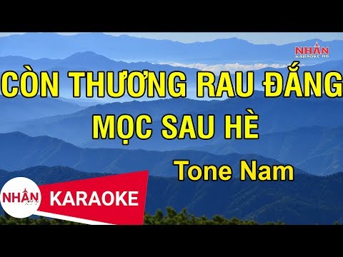 Còn Thương Rau Đắng Mọc Sau Hè (Karaoke Beat) - Tone Nam