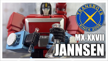 X Transbots  MX-27 JANSSEN Transformers Masterpiece Perceptor Review