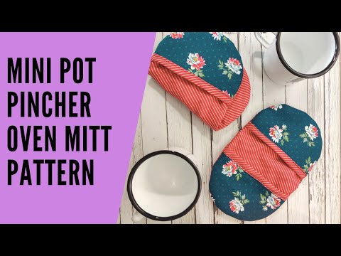 How To Make Mini Oven Mitts (with FREE Pattern) ⋆ Hello Sewing