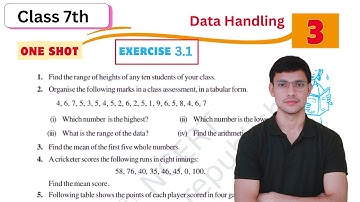 Class 7th Maths l Exercise 3.1 l Ncert l Chapter 3 l Data Handling l Solution l Carb Academy