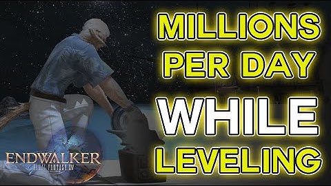 Leveling Crafters WHILE Making Gil - FFXIV Endwalker