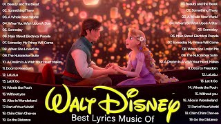 Disney Music Collection With Lyrics 🌞 Top Disney Songs ⚡ Disney Music Collection🎶