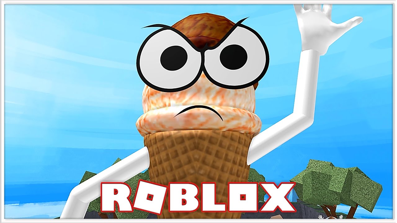 Giant Ice Cream Boss Fight In Roblox Youtube - fighting a giant ice cream cone on roblox ice breaker