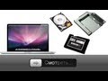 Установка SSD и второго HDD через Optibay в MacBook Pro