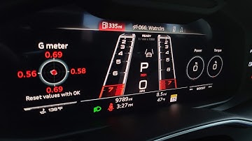 How to Enable RS Performance Screens on Virtual Cockpit | 2021 Audi RS7