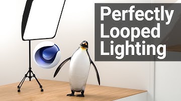 How to make perfect seamless loops in Cinema 4D, Part 4/3: Looping the lighting