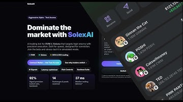 Solexswap AI | Trading bot for EVM & Solana Network