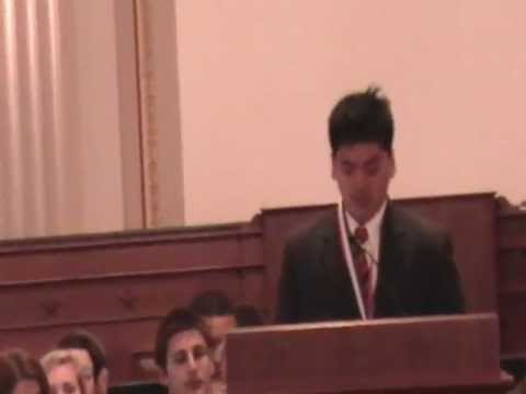 Congressional Award Gold Medal ceremony speech 200...