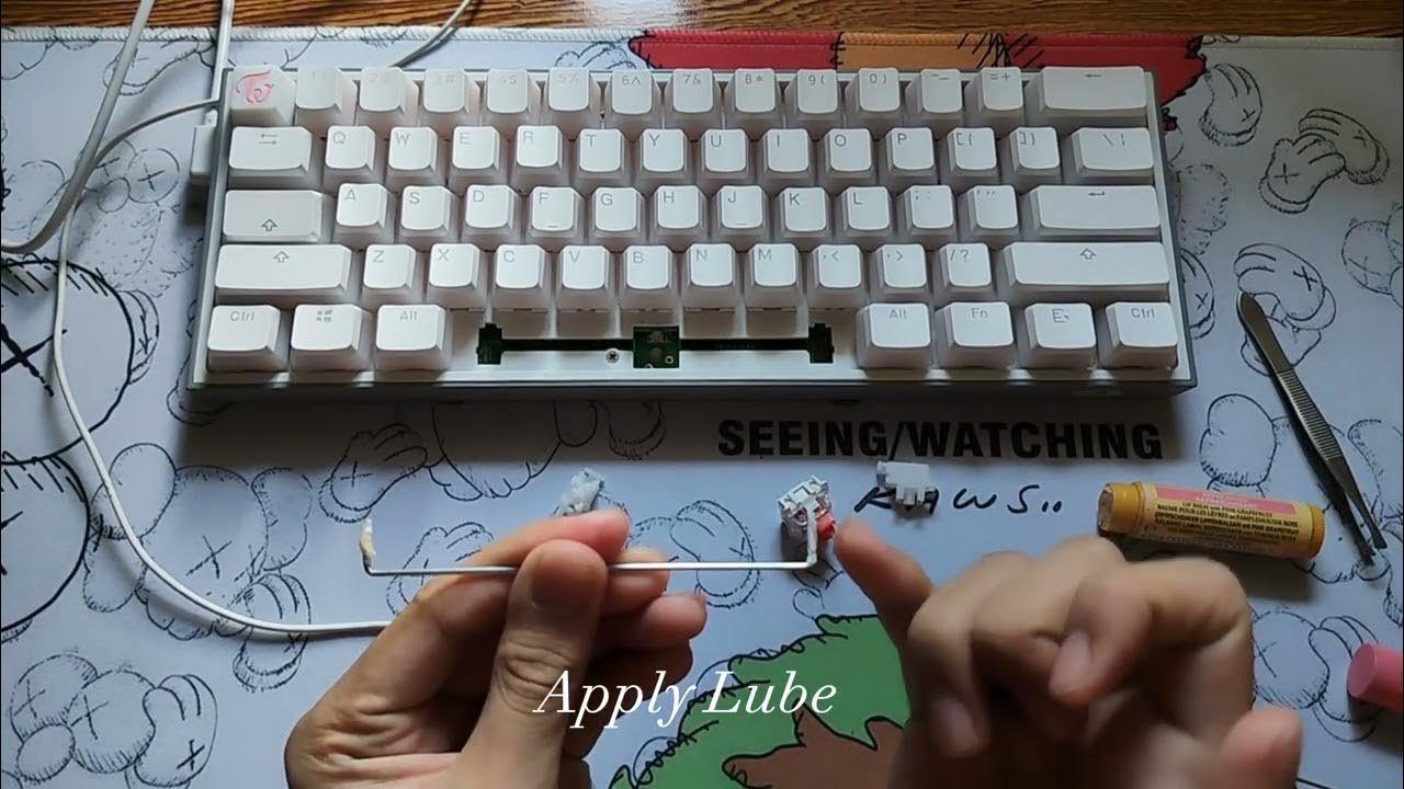How to fix ticking stabilizers on redragon k617 or rk61 youtube