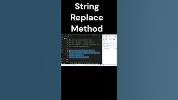 String Replace Method in JavaScript