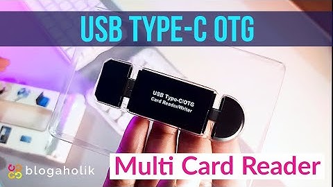 OTG USB Type-C Multi Card Reader