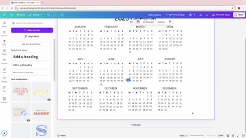 Make 2025 Calendar in Canva | Easy DIY Tutorial for Beginners