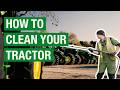 How to clean your tractor for movement from Great Britain into Northern Ireland (English language)