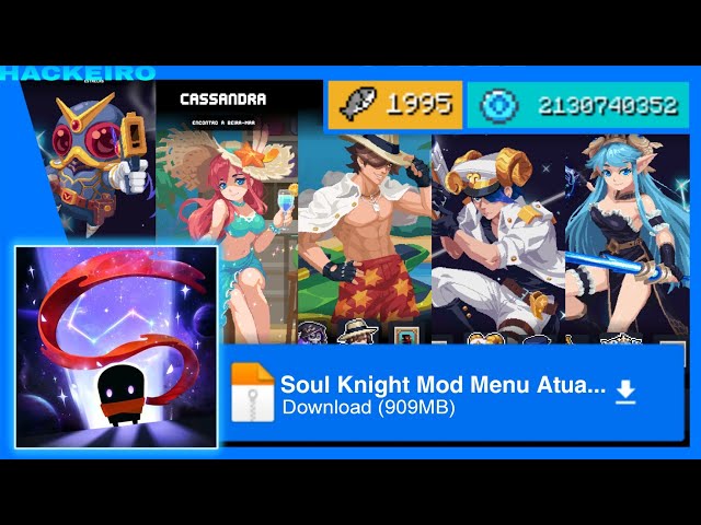 Soul Knight v5.5.2 Apk Mod [Dinheiro Infinito/Mod Menu]