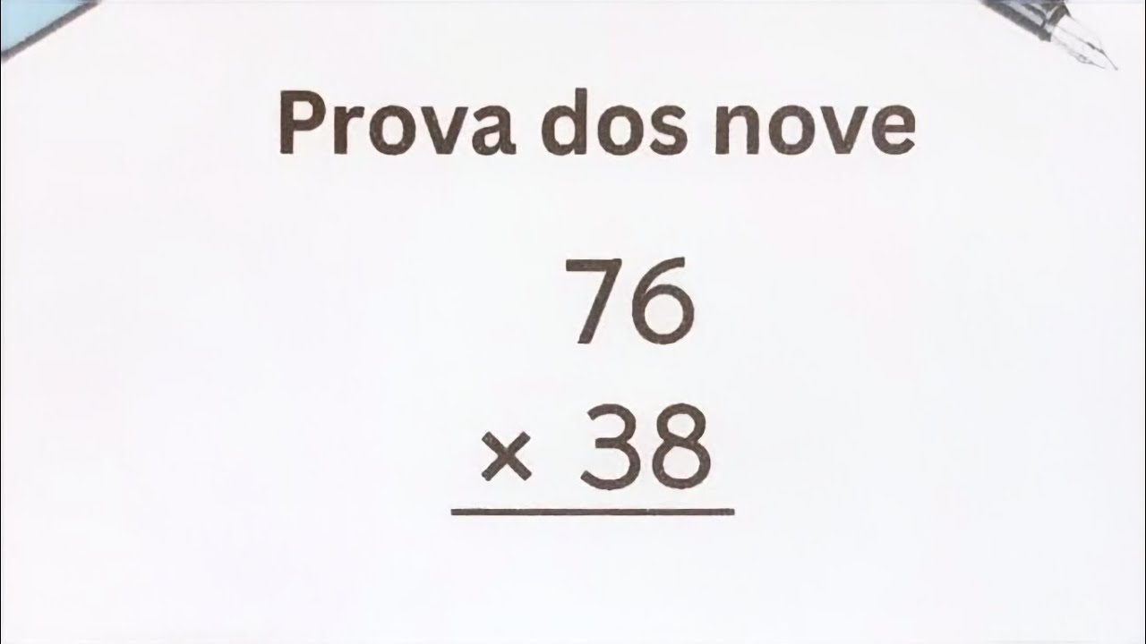 LEMBRA DA PROVA DOS NOVE, NA MULTIPLICAÇÃO? BORA RELEMBRAR! 🤩 # ...