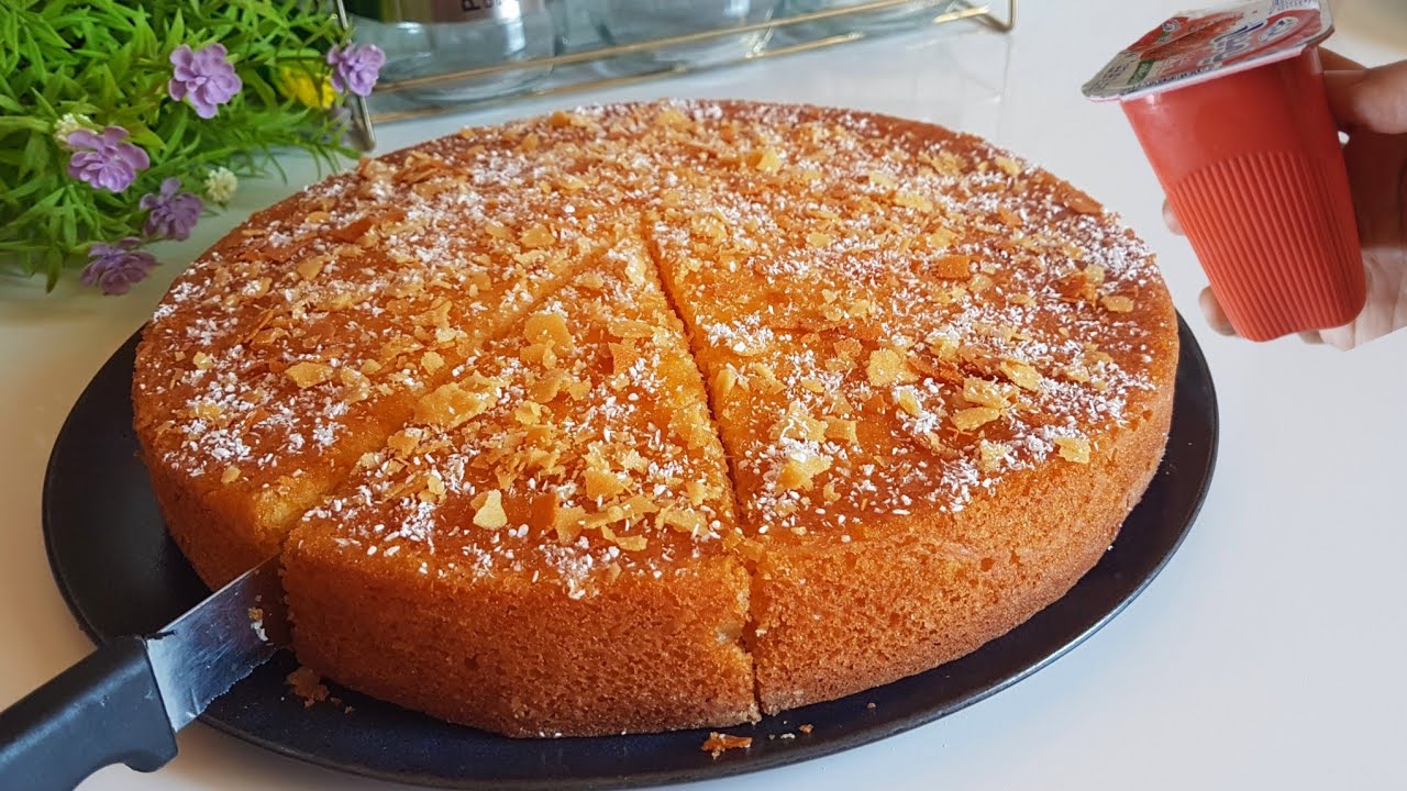 كيكة رايبي الي دارت ضجة كبيرة 👌خفيفة وهشيشة واسفنجية من أروع وألذ مايكون