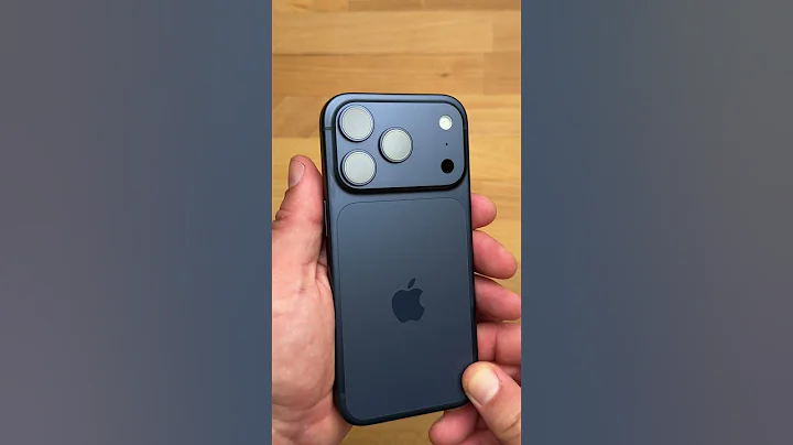 iPhone 17 Pro Deep Blue Unboxing & Comparison with iPhone 16 Pro Black #iphone17pro thumbnail