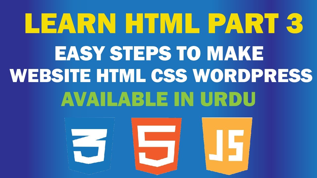 How To make Website In Html Css WordPress Easy Way To Make Website With ...