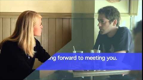 English File 3e   Pre Int   Unit 1   Practical English 5  Jenny and Rob Meet Again   You Say