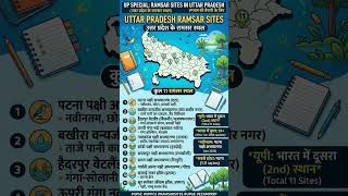 ramsar sites ... up.. #lekhpal#staticgk#upsssc