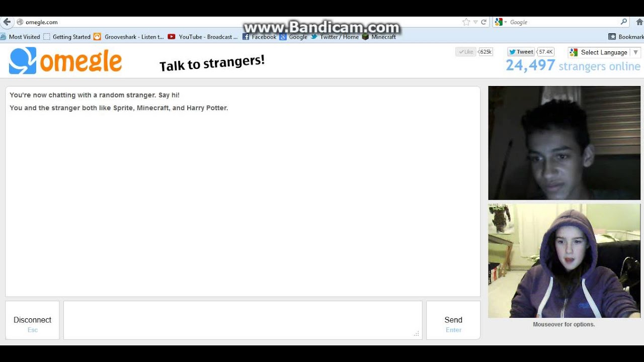 Omegle 1# w/Mic - YouTube