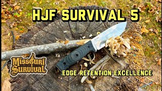 HJF Survival 5 #fixedblade #survival #knife #knifelife @Fightingtheverge 