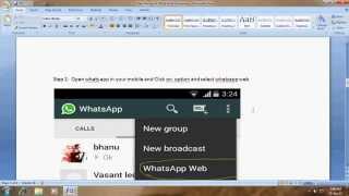 How to connect whatsapp contacts on pc without any software screenshot 2