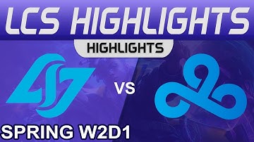 CLG vs C9 Highlights LCS Spring Season 2023 W2D1 Conter Logic Gaming vs Cloud9 by Onivia